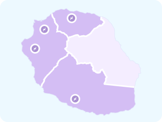 Carte Île de la Réunion